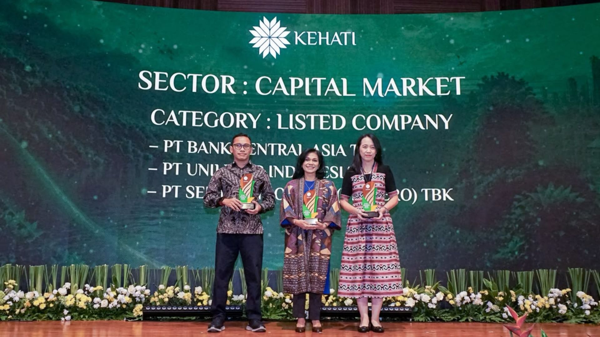 Malam penganugerahan ESG Award 2026 yang diselenggarakan oleh Yayasan KEHATI