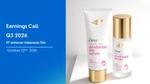 PT Unilever Indonesia Q3 2026 earnings call cover featuring Dove deodorant serum products.