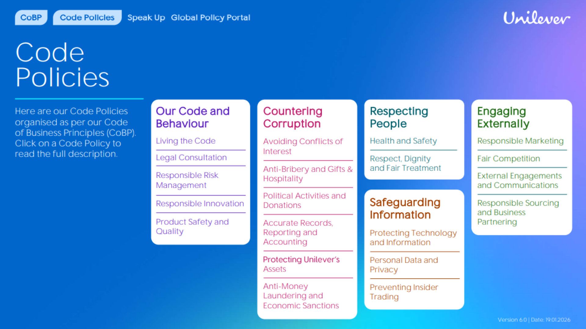Web Code Policy Content English