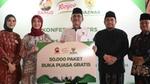Simbolisasi kolaborasi dalam program “Berbagi Sajian Lezat Penuh Kebaikan” persembahan BAZNAS, Bango & Royco